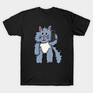 Cat Talking On The Phone T-Shirt